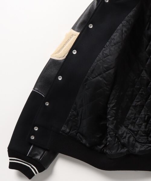 FORSOMEONE(フォーサムワン)の「FORSOMEONE F-CLUB JACKET(スタジャン・メンズ・ブラック・50/48)」の15枚目の写真