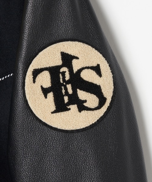 FORSOMEONE(フォーサムワン)の「FORSOMEONE F-CLUB JACKET(スタジャン・メンズ・ブラック・50/48)」の6枚目の写真