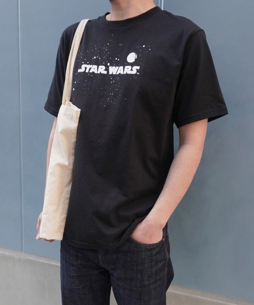 ARCHIVER(アーカイバ)の「【Bz】STAR WARSプリントユニセックスBIGTシャツ/プリントTシャツ(RZ)(Tシャツ/カットソー・メンズ・ブラック/スミクロ/オフホワイト/ピンク・FREE)」の3枚目の写真