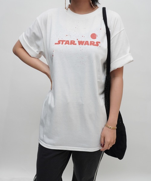 ARCHIVER(アーカイバ)の「【Bz】STAR WARSプリントユニセックスBIGTシャツ/プリントTシャツ(RZ)(Tシャツ/カットソー・メンズ・ブラック/スミクロ/オフホワイト/ピンク・FREE)」の20枚目の写真