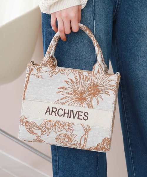 archives(アルシーヴ)の「ロゴジャガードバッグ(ショルダーバッグ・レディース・キャメル/ブラック・FREE)」の17枚目の写真