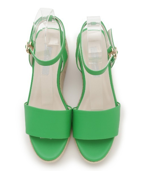 CELFORD（セルフォード）の「ロゴバックルウエッジソール（サンダル・レディース・グレイッシュベージュ/グリーン/ブラック・37/38/36）」の9枚目の写真