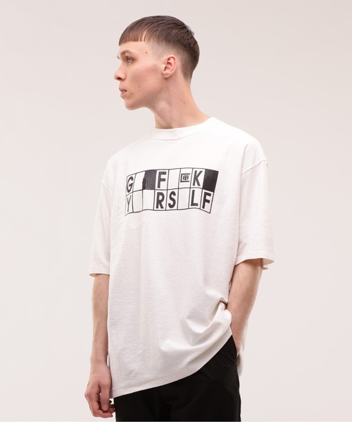 TENBOX(テンボックス)の「MANASTASH×TENBOX(マナスタッシュ×テンボックス) HEMP リバーシブルTEE(Tシャツ/カットソー・メンズ・その他24/ホワイト/ブラック・L/M/XL)」の4枚目の写真