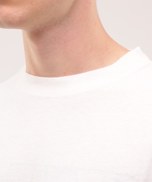 TENBOX(テンボックス)の「MANASTASH×TENBOX(マナスタッシュ×テンボックス) HEMP リバーシブルTEE(Tシャツ/カットソー・メンズ・その他24/ホワイト/ブラック・L/M/XL)」の8枚目の写真