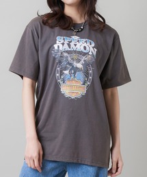 SPINNS | イーグルデザイン 半袖ビッグTシャツ(Tシャツ/カットソー)