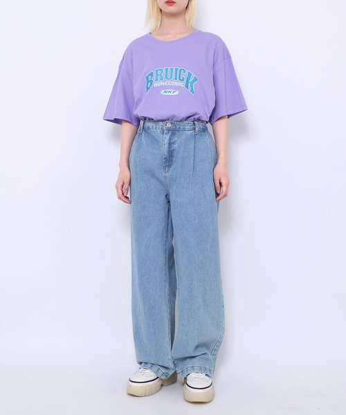 WOND(ウォンド)の「BRUICK Tシャツ(Tシャツ/カットソー・レディース・ブラック/ホワイト/パープル・FREE)」の5枚目の写真