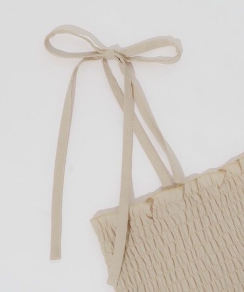 flower（フラワー）の「ナチュラルキャミワンピース４（ワンピース・レディース・アイボリー/グレー/ブラック・FREE）」の19枚目の写真