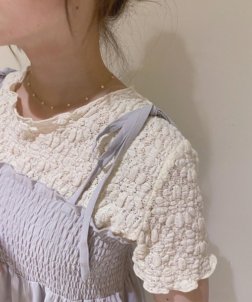 flower（フラワー）の「ナチュラルキャミワンピース４（ワンピース・レディース・アイボリー/グレー/ブラック・FREE）」の16枚目の写真