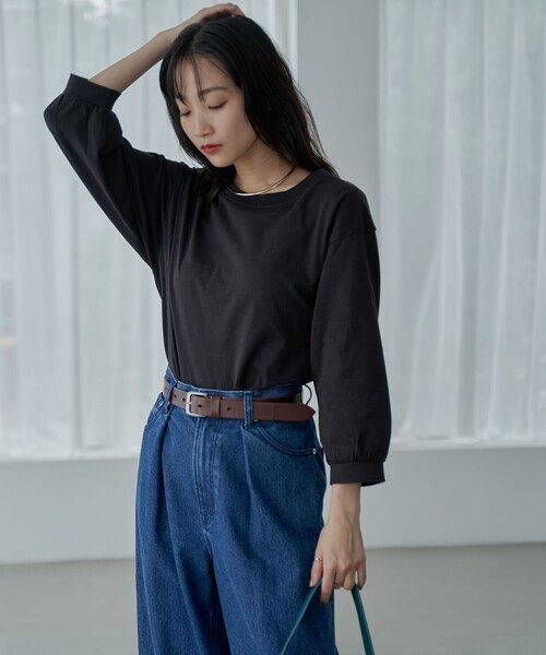 coen(コーエン)の「栃木レザーベルト30mm(ベルト・レディース・ブラック/ダークブラウン/ブラウン・FREE)」の11枚目の写真