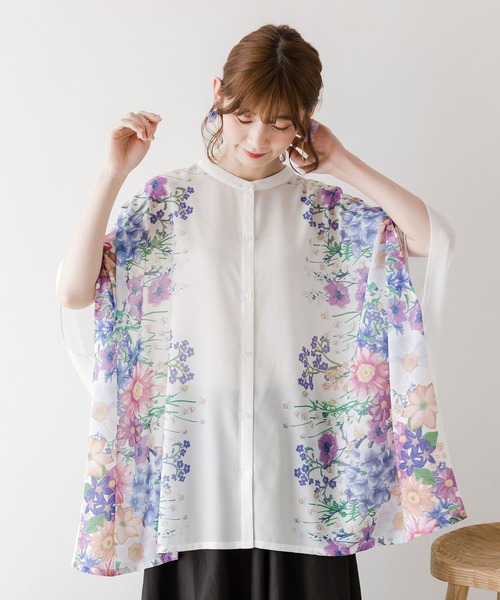 iS ScoLar（イズスカラー）の「532053：オーバーサイズな花柄