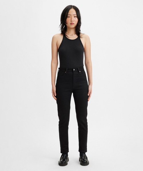Levi's(リーバイス)の「Levi's/リーバイス ハイライズ スリムジーンズ ブラック RINSE MADE OF JAPAN(デニムパンツ・レディース・ブラック・26inch/27inch/24inch/28inch/23inch/25inch)」の13枚目の写真