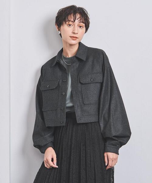 THE RERACS（ザ・リラクス）の「＜THE RERACS＞ショート CPO シャツジャケット（その他アウター・レディース・ダークグレー/ネイビー・38）」の6枚目の写真