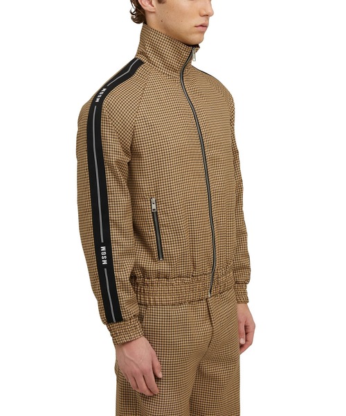 MSGM（エムエスジーエム）の「マイクロチェックウール トラック 