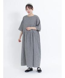 Samansa Mos2 | リネン混柄アソート前後2WAYワンピース(ワンピース)