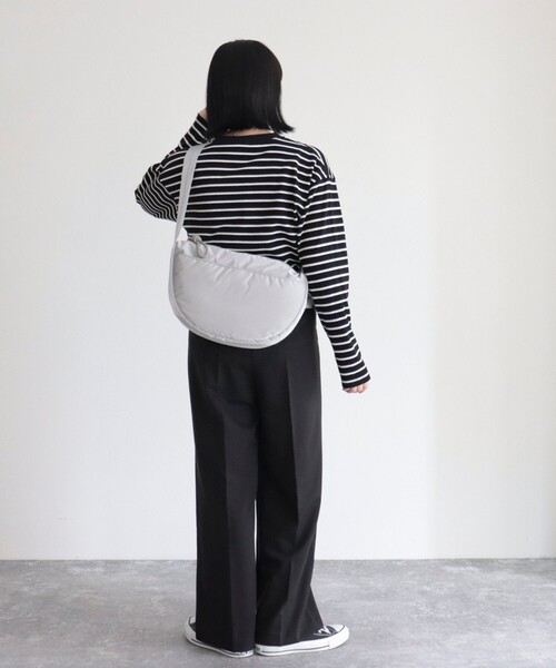 GEVACO（ゲバコ）の「【GEVACO/ゲバコ】ベーシックロングボーダーT（Tシャツ/カットソー・レディース・ホワイト系その他/ブラウン系その他/ブラック系その他・38）」の22枚目の写真