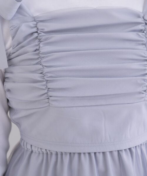 ems excite(エムズエキサイト)の「肩リボンビスチェ(シャツ/ブラウス・レディース・ナチュラル/ブルー/ブラック・FREE)」の22枚目の写真