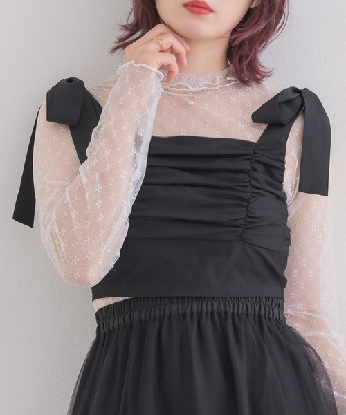 litmus リボンビスチェ ブラウスセットリボンビスチェ | ランダ(RANDA) | マルイウェブチャネル