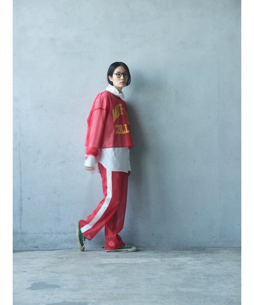 k3&co.　トップス k3&co.（ケイスリーアンドコー）の「PRINTED MESH L/S TEE（T