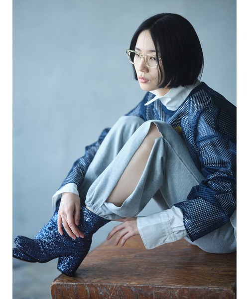 k3&co.（ケイスリーアンドコー）の「PRINTED MESH L/S TEE（T