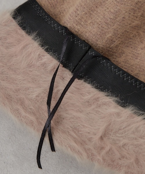 Chico（チコ）の「ブローチ付フェザーバケットハット（ハット・レディース・ベージュ/アイボリー/ブラック・FREE）」の19枚目の写真