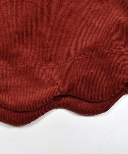 SLAP SLIP(スラップスリップ)の「裾スカラップコーデュロイドッキングワンピース(80~130cm)(ワンピース・キッズ・レッド/ブルー・100cm/130cm/110cm/90cm/120cm/80cm)」の13枚目の写真