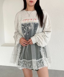 レースドッキングスウェット【ZOZOTOWN限定アイテム】