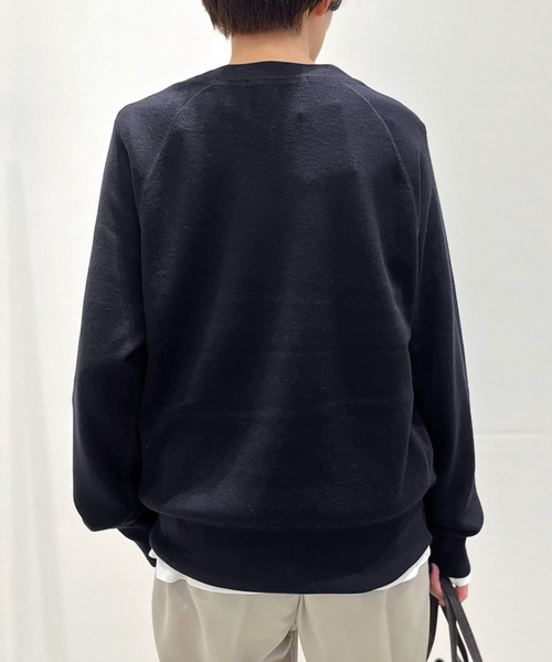 AP STUDIO New sweat like knitブラックニットセーター New sweat like knit（ニット/セーター）｜AP STUDIO（エーピー