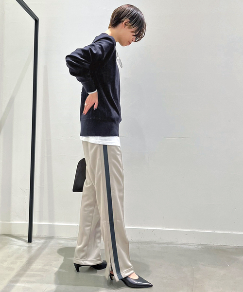 AP STUDIO（エーピーストゥディオ）の「New sweat like Knit（ニット/セーター・レディース・ネイビー/グリーン・FREE）」の6枚目の写真