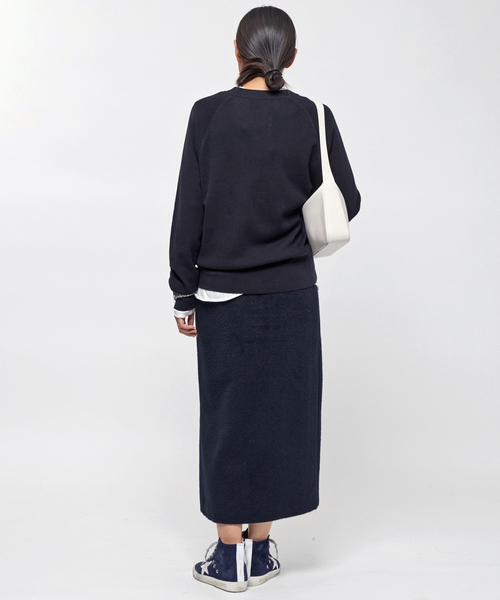 AP STUDIO（エーピーストゥディオ）の「New sweat like Knit（ニット/セーター・レディース・ネイビー/グリーン・FREE）」の17枚目の写真