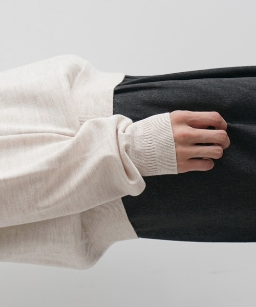 FRED PERRY(フレッドペリー)の「FRED PERRY Classic knitted shirt ls(ニット/セーター・メンズ・ブラック/ベージュ・M/L/S)」の3枚目の写真