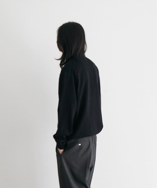 FRED PERRY(フレッドペリー)の「FRED PERRY Classic knitted shirt ls(ニット/セーター・メンズ・ブラック/ベージュ・M/L/S)」の6枚目の写真