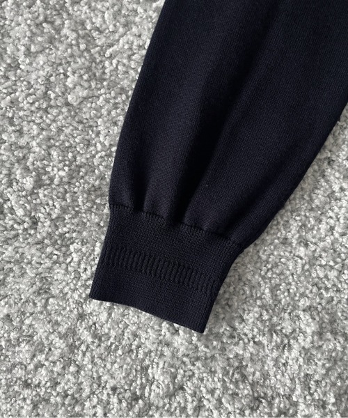 FRED PERRY(フレッドペリー)の「FRED PERRY Classic knitted shirt ls(ニット/セーター・メンズ・ブラック/ベージュ・M/L/S)」の14枚目の写真