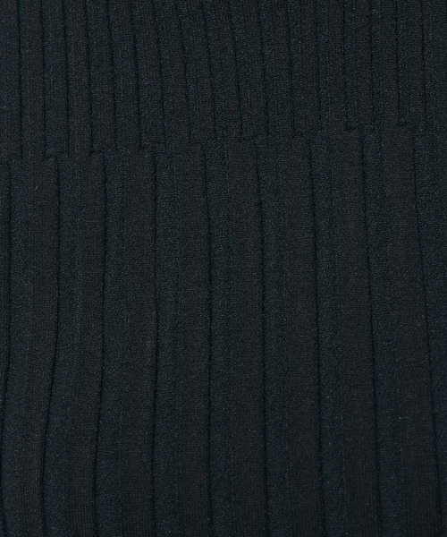 HARE（ハレ）の「ブロックランダムリブニット(HARE)（ニット/セーター・レディース・ブラック/ブルー/パープル/グリーン・FREE）」の15枚目の写真