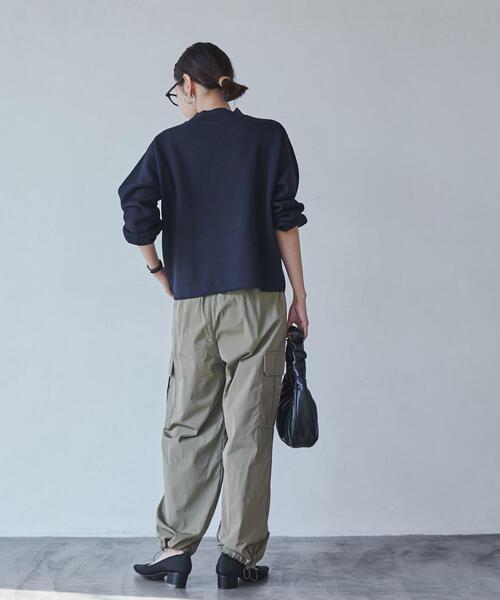 coen（コーエン）の「ナイロンカーゴパンツ（カーゴパンツ・レディース・オリーブ/ブラック・M/L）」の3枚目の写真