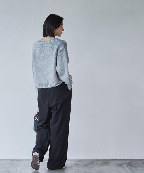 coen（コーエン）の「ナイロンカーゴパンツ（カーゴパンツ・レディース・オリーブ/ブラック・M/L）」の12枚目の写真