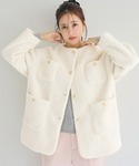 coca（coca）(コカ)の「ジャケット/アウター(ノーカラーコート)」
