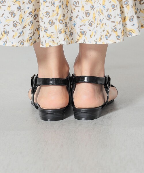 BEAMS HEART（ビームスハート）の「BEAMS HEART / Tストラップ サンダル（サンダル・レディース・ブルー系その他/ブラック/ベージュ・MEDIUM/LARGE/SMALL）」の6枚目の写真