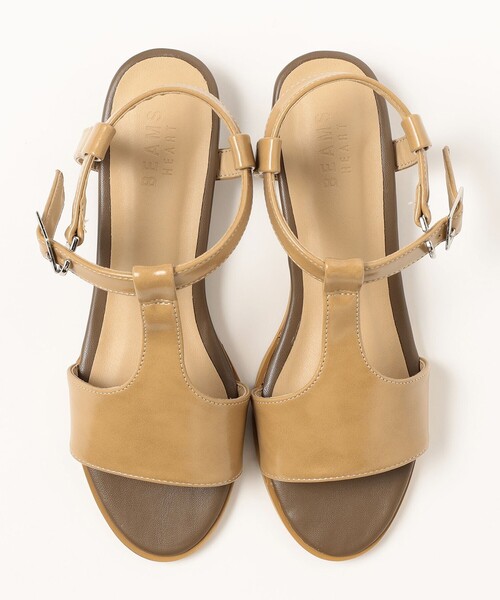 BEAMS HEART（ビームスハート）の「BEAMS HEART / Tストラップ サンダル（サンダル・レディース・ブルー系その他/ブラック/ベージュ・MEDIUM/LARGE/SMALL）」の19枚目の写真