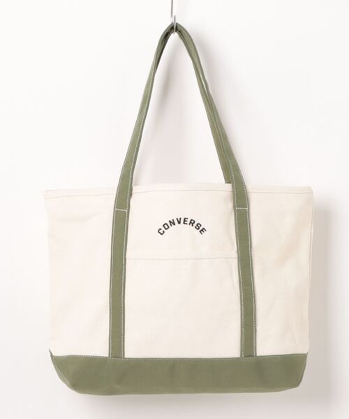 CONVERSE（コンバース）の「【CONVERSE】ARCH TOTE BAG L/トートバッグLサイズ（トートバッグ・メンズ・ブラック/アイボリー/ネイビー/グリーン・FREE）」の3枚目の写真