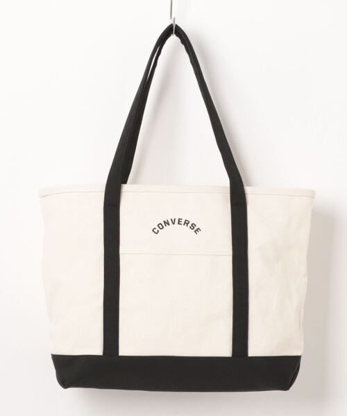 CONVERSE（コンバース）の「【CONVERSE】ARCH TOTE BAG L/トートバッグLサイズ（トートバッグ・メンズ・ブラック/アイボリー/ネイビー/グリーン・FREE）」の2枚目の写真