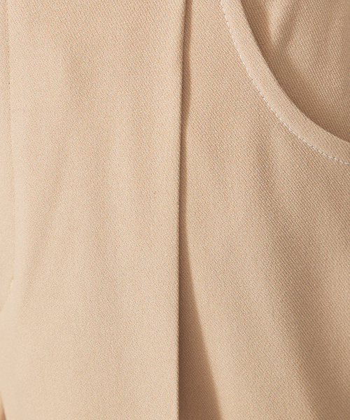 qualite（カリテ）の「ウォームフラノストレートパンツ（その他パンツ・レディース・カーキ/アイボリー/ベージュ・36/40/38）」の16枚目の写真