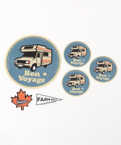 niko and...(ニコアンド)の「アウトドア ステッカーセット/6枚入り(ステッカー/テープ・レディース・その他1/その他4/その他3・0)」の1枚目の写真