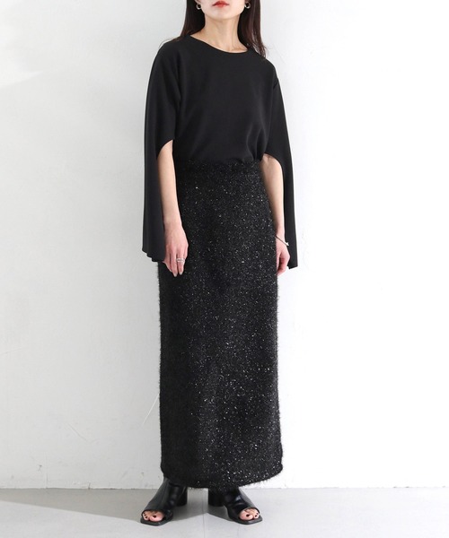 cheriella（シェリエラ）の「【cheriella】WEB限定カットジョーゼット２WAYカットアウトスリーブプルオーバー（完売）（Tシャツ/カットソー・レディース・ブラック/ブルー/オフホワイト・M）」の21枚目の写真