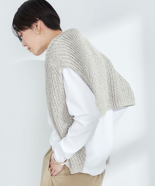 NOLLEY’S（ノーリーズ）の「スーピマコットンrespireロゴロンT（Tシャツ/カットソー・レディース・ホワイト系その他2/ホワイト・FREE）」の12枚目の写真