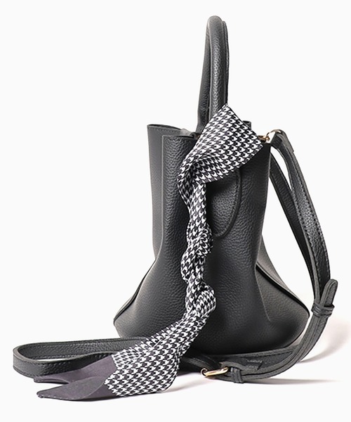 ROOPTOKYO（ループトウキョウ）の「バンダナ付き ワンハンドルバケットバッグ（ショルダーバッグ・レディース・ホワイト/ブラック/グレー・FREE）」の20枚目の写真