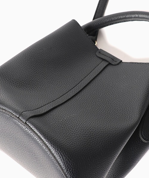 ROOPTOKYO（ループトウキョウ）の「バンダナ付き ワンハンドルバケットバッグ（ショルダーバッグ・レディース・ホワイト/ブラック/グレー・FREE）」の5枚目の写真