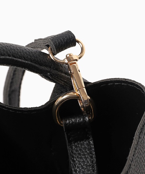 ROOPTOKYO（ループトウキョウ）の「バンダナ付き ワンハンドルバケットバッグ（ショルダーバッグ・レディース・ホワイト/ブラック/グレー・FREE）」の11枚目の写真