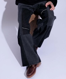 re_k by JUNRED | re_k by JUNRED / オーバーワイドパッチワークパンツ(デニムパンツ)