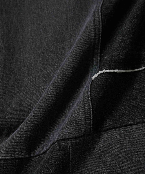 re_k by JUNRED（レクバイジュンレッド）の「re_k by JUNRED / オーバーワイドパッチワークパンツ（デニムパンツ・メンズ・ブラック/ホワイト・S/M/L）」の22枚目の写真