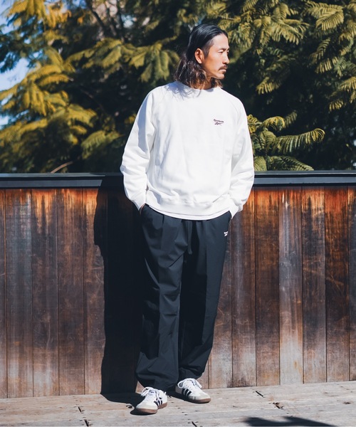 Reebok(リーボック)の「【Reebok/リーボック】カラークルーネックスウェットトップス/プルオーバートレーナー(スウェット・メンズ・グレー/ホワイト/ダークブルー/ダークグレー/グリーン・MEDIUM/X-LARGE/LARGE/SMALL)」の6枚目の写真